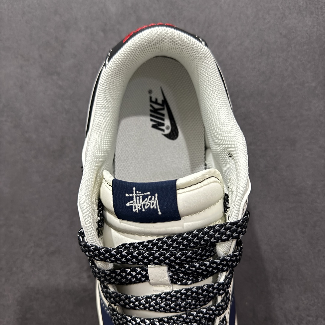 280  【定制版】Nike SB Dunk Low 斯图西联名 米蓝火焰 周年高端定制 低帮休闲板鞋 ZH2598-226