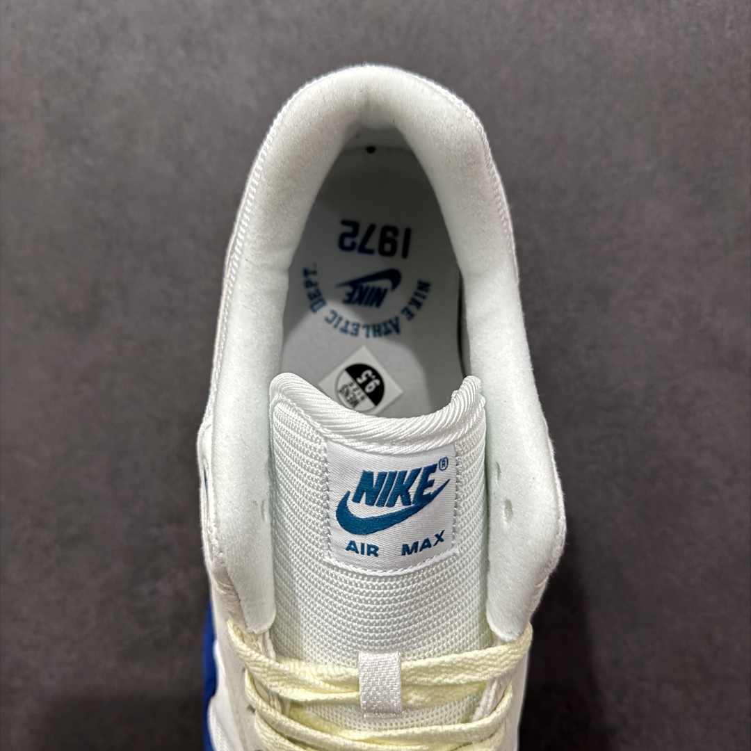 200  NK Air Max 1  初代复古气垫慢跑鞋白灰蓝 FQ8048-133