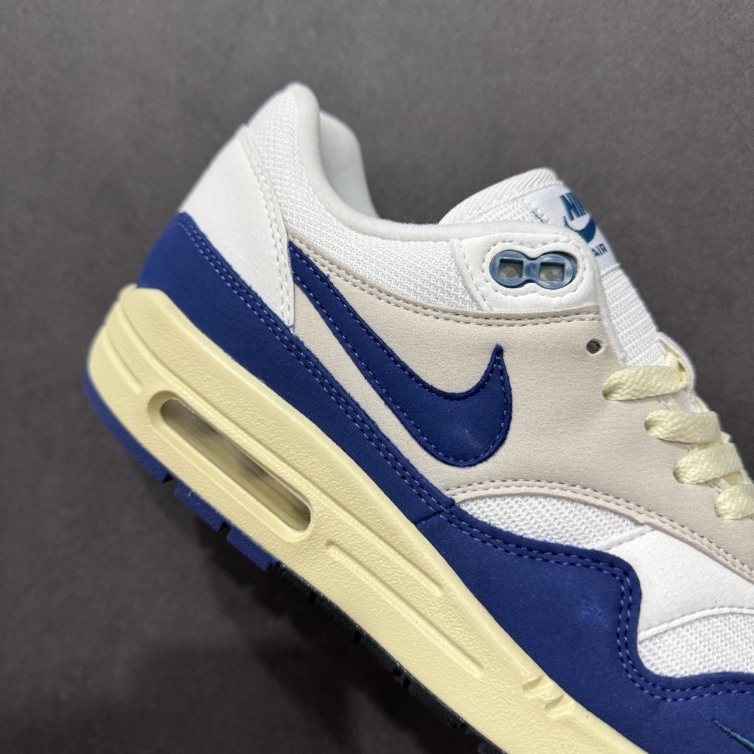 200  NK Air Max 1  初代复古气垫慢跑鞋白灰蓝 FQ8048-133