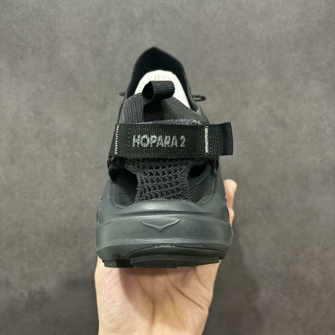 图片[4]-【绿x版】Hoka W Hopara 2 霍帕拉系列水路两用溯溪涉水休闲户外露营凉鞋 作为先锋品牌的 HOKA ONE ONE总是以独特的方式 HOPARA是一款溯溪鞋 又名排水鞋 可长期用于涉水和溯溪 保护脚底和脚趾的安全和舒适 鞋面材料速干 透气 耐磨 鞋底防滑 耐磨 抓地能力强 出于安全考虑 设计要求较高-涉水溯溪过程中 水 泥沙 可以直接从鞋内大孔排出 细纹鞋底使在岩石上抓地能力强 避免打滑 而上路后 鞋面具有快干透气等优点 尺码：36 36.5 37.5 38 39 40 40.5 41 42 42.5 43 44 45-选品中心