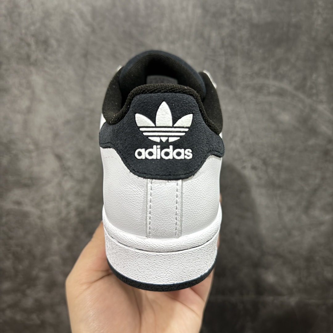  
【纯原】Adidas originals superstar 贝壳头 白黑
采用全新头层拼接皮革材质