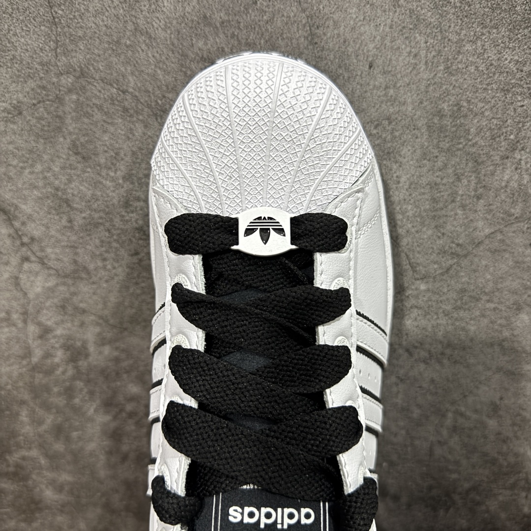  
【纯原】Adidas originals superstar 贝壳头 白黑
采用全新头层拼接皮革材质