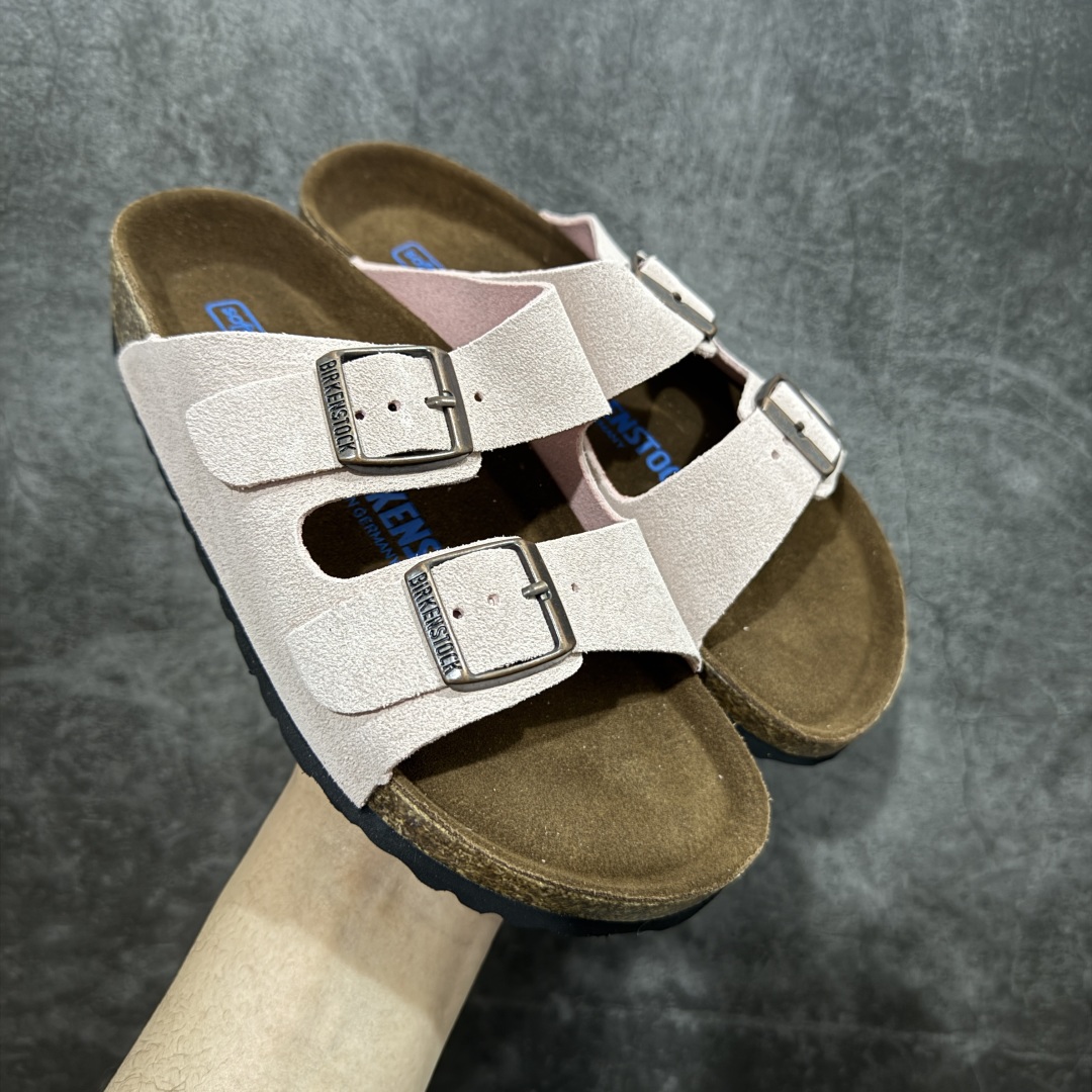 180  【DC纯原】Birkenstock Arizona 系列勃肯皮革绒面双扣时尚凉拖鞋