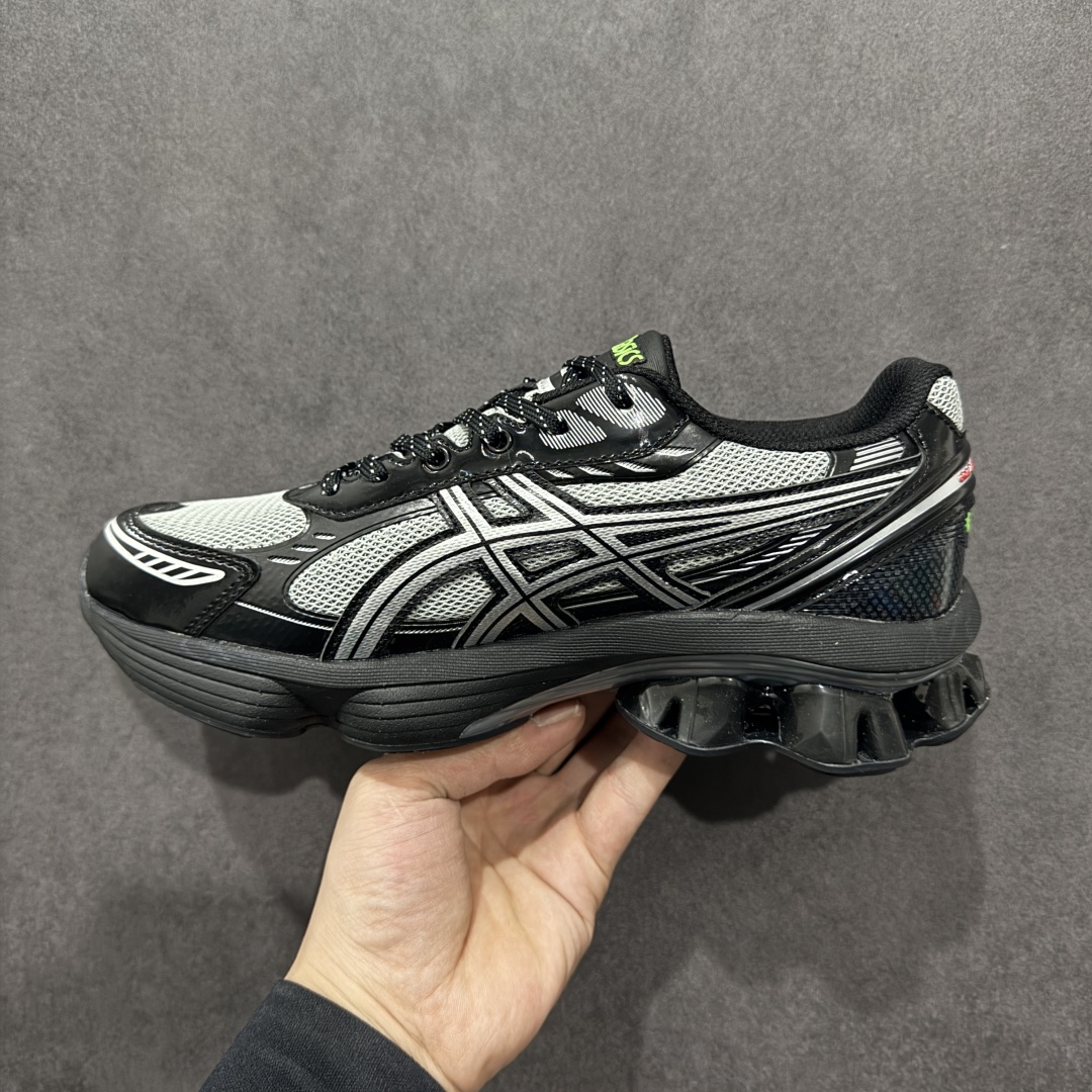 图片[2]-【纯原版】Asics Gel-Kinetic Fluent 纯原版本 亚瑟士运动休闲透气专业跑鞋 新一代缓震未来感跑鞋 鞋面复杂的切割和银色细节极具前卫风格 大底科技十足且独特外观的GEL 不仅在视觉上夺人眼球 同时可提供全天候的舒适缓冲 更多细节后半掌GEL+ 前半掌FFBlast中底科技堆叠 KIKO风的设计语言拼接ASICS鞋体流线 耐磨材质耐磨性强,稳定性高抓地更牢,不易打滑 货号： 1203A591 0013725 尺码：40-45-选品中心