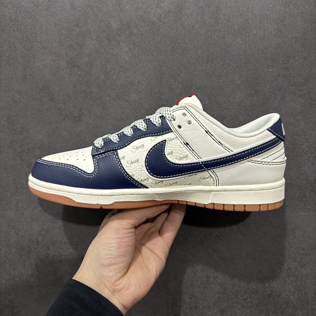 280  【定制版】Nike SB Dunk Low 斯图西联名 米蓝生胶 周年高端定制 低帮休闲板鞋 XS6089-529