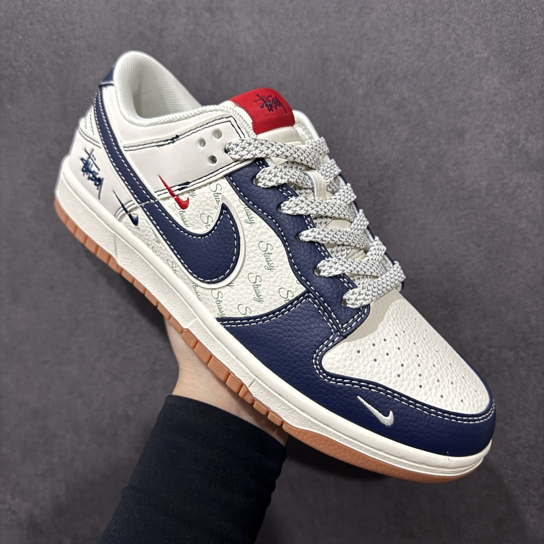 280  【定制版】Nike SB Dunk Low 斯图西联名 米蓝生胶 周年高端定制 低帮休闲板鞋 XS6089-529