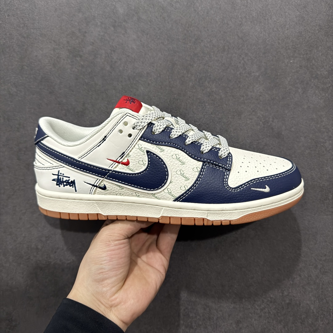 280  【定制版】Nike SB Dunk Low 斯图西联名 米蓝生胶 周年高端定制 低帮休闲板鞋 XS6089-529