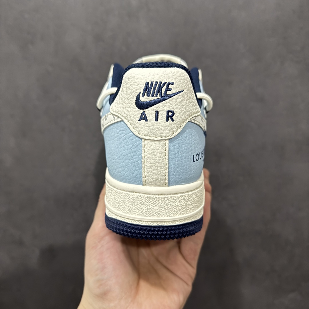 260  【定制版】Nike Air Force 1'07 Low LV联名 大学蓝抽绳 空军一号低帮休闲板鞋 DM6868-058