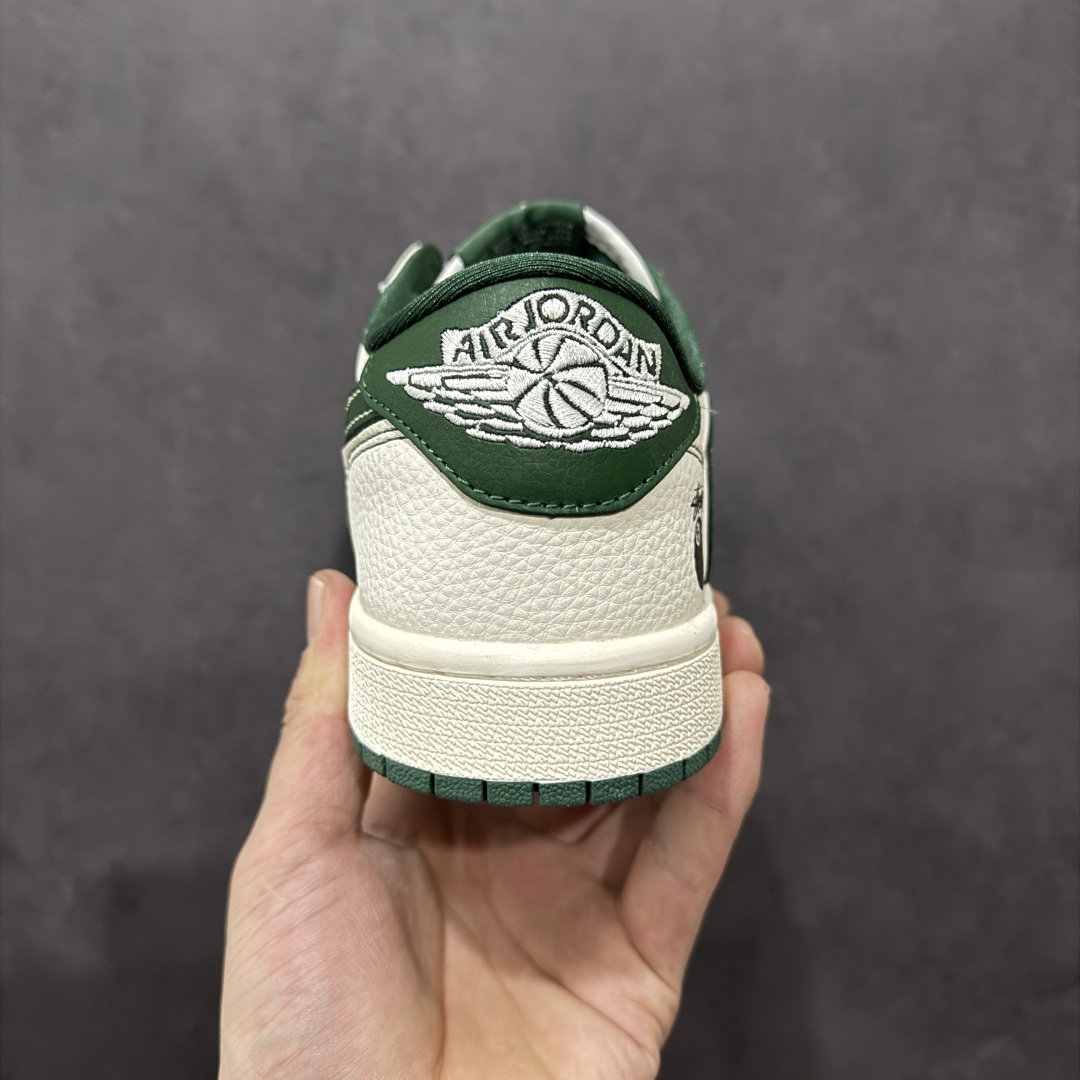 280  【定制版】Travis Scott x Fragment Design x Air Jordan 1 Low OG SP AJ1 乔1 斯图西联名 米绿黑8 低帮文化休闲板鞋 ZH2598-243