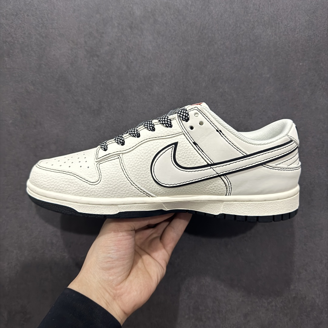 280  【定制版】Nike SB Dunk Low Supreme联名 涂鸦黑线 周年高端定制 低帮休闲板鞋 JJ2508-560