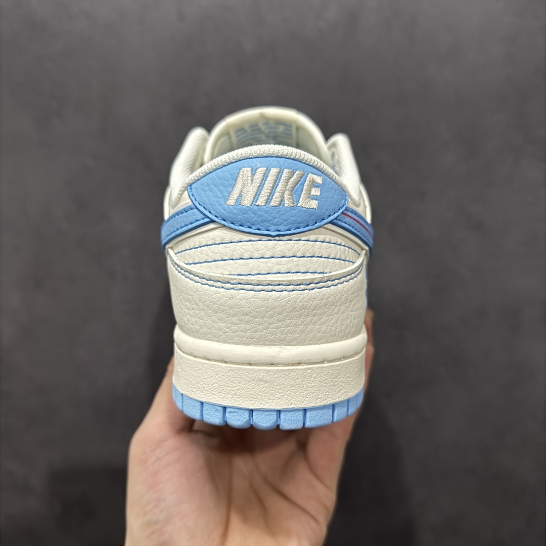 280  【定制版】Nike SB Dunk Low 斯图西联名 双拼蓝线 周年高端定制 低帮休闲板鞋 XS6089-534