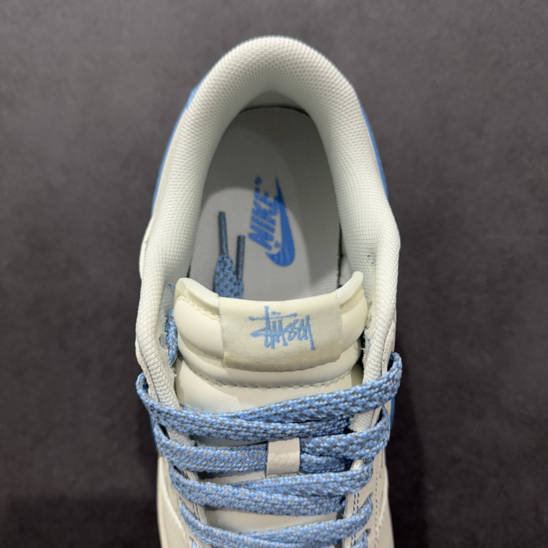 280  【定制版】Nike SB Dunk Low 斯图西联名 双拼蓝线 周年高端定制 低帮休闲板鞋 XS6089-534