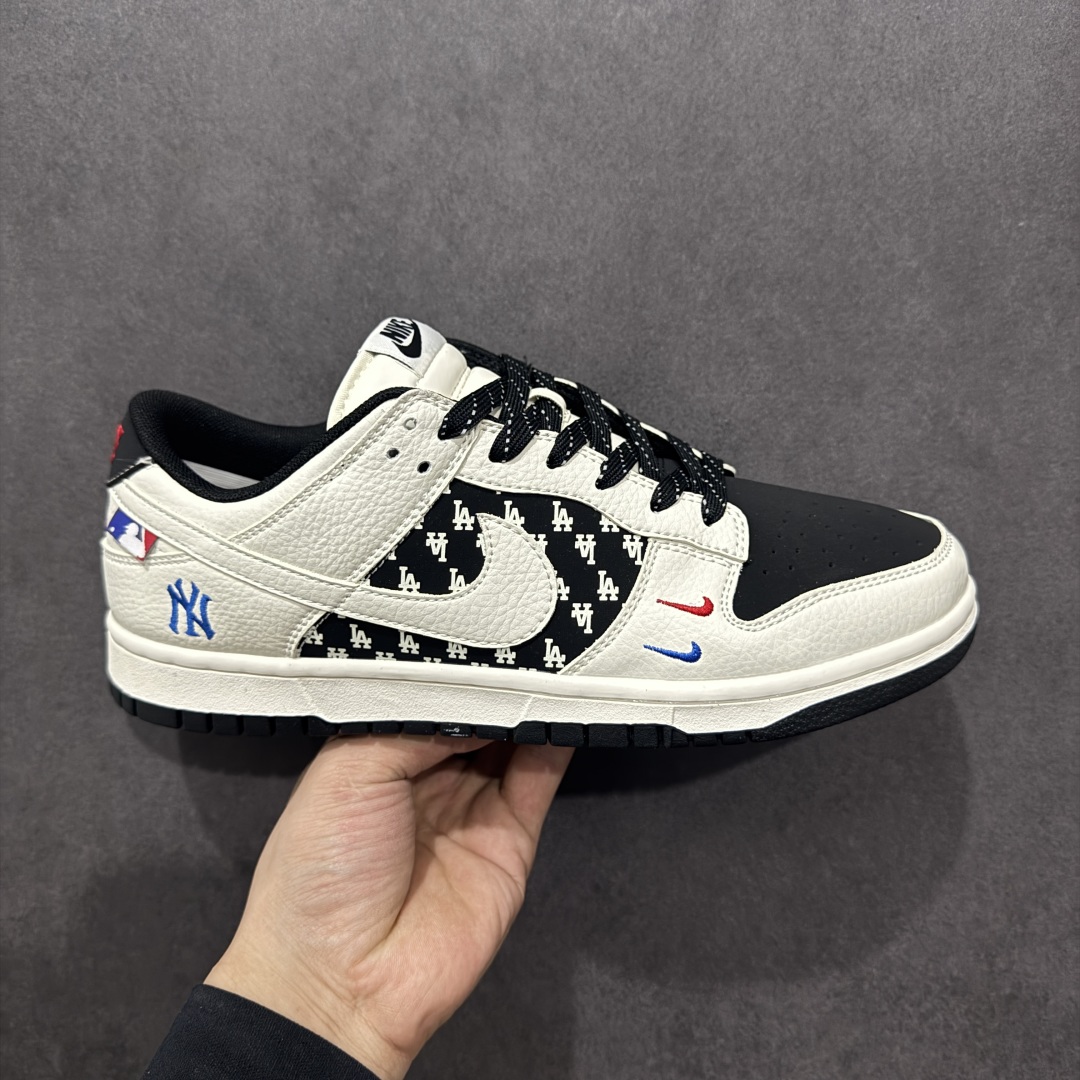 300  【定制版】Nike SB Dunk Low MLB联名 弹幕白勾 周年高端定制 低帮休闲板鞋 CS1688-101