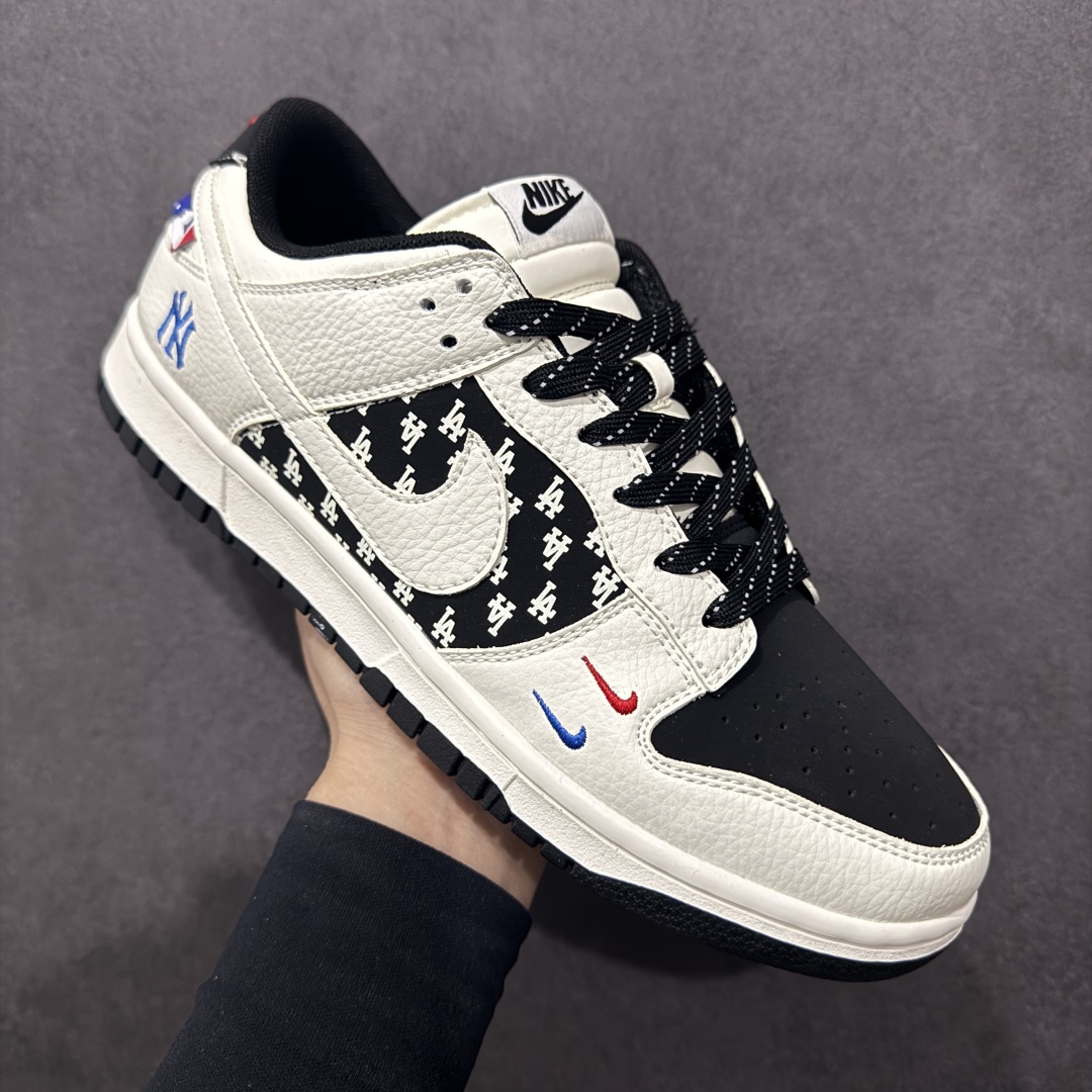 300  【定制版】Nike SB Dunk Low MLB联名 弹幕白勾 周年高端定制 低帮休闲板鞋 CS1688-101