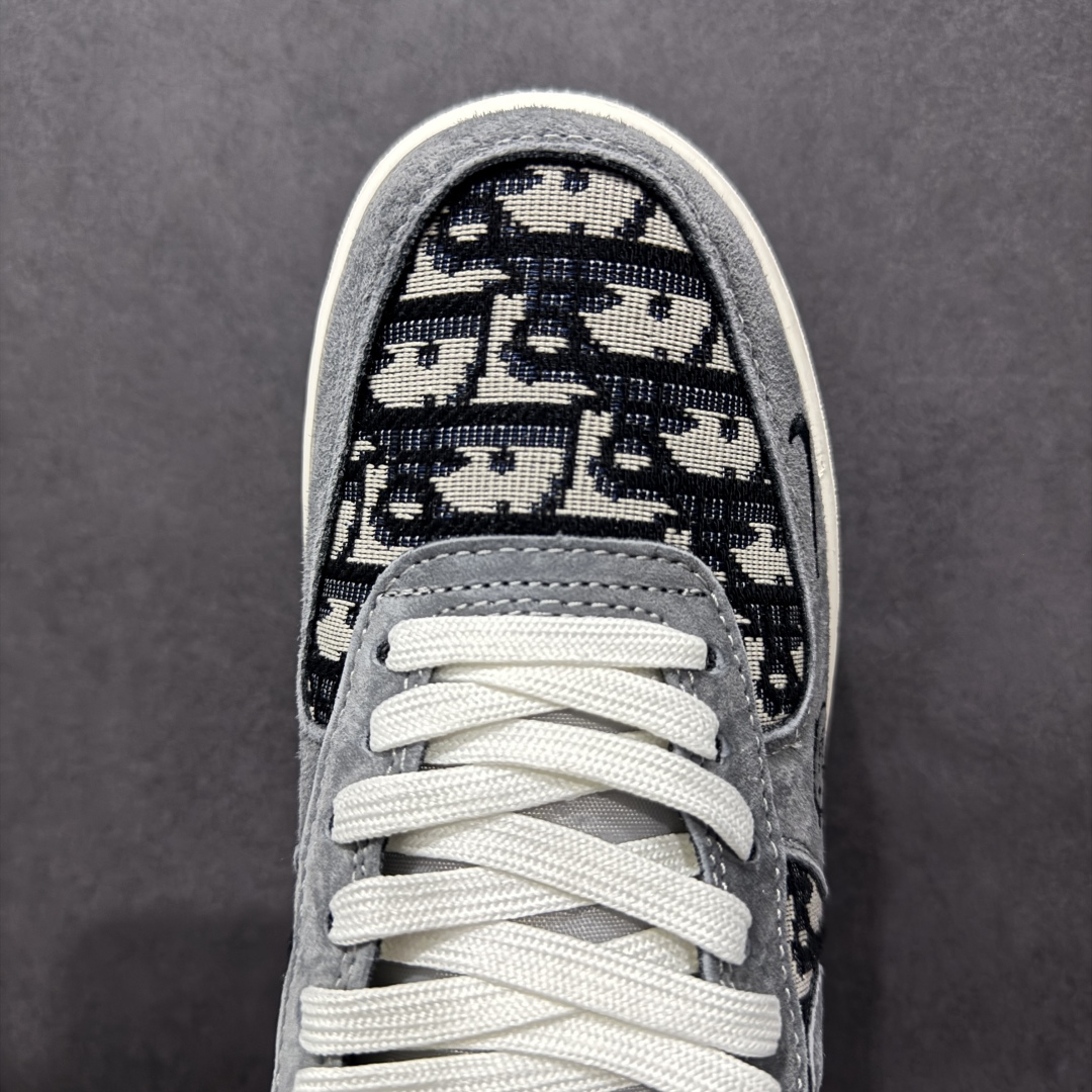 260  【定制版】Nike Air Force 1'07 Low 迪奥联名 灰针织鬼脸 空军一号低帮休闲板鞋 KK1988-056