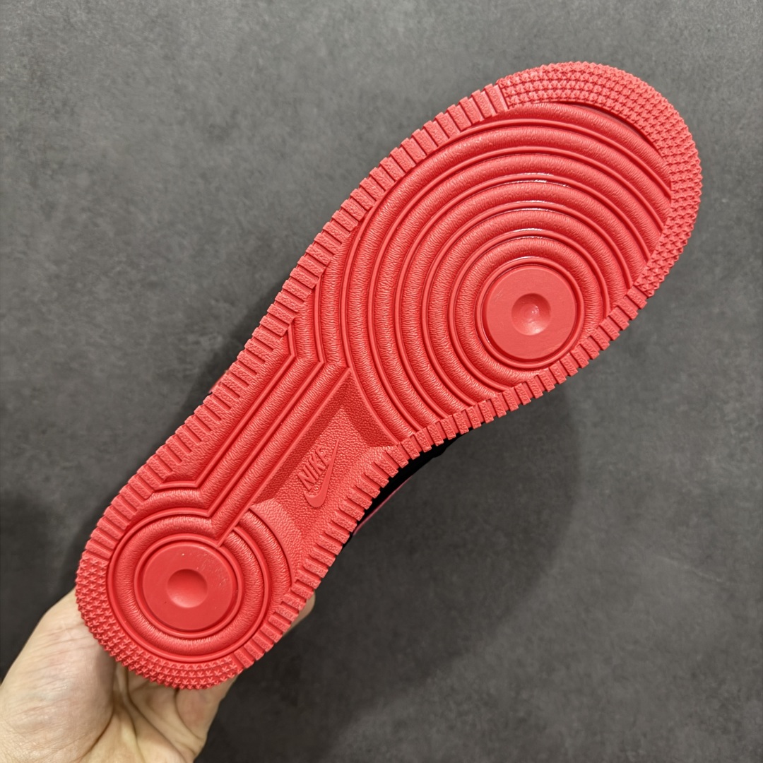 260  【定制版】Nike Air Force 1'07 Low 斯图西联名 激情橙 空军一号低帮休闲板鞋 DF0188-044