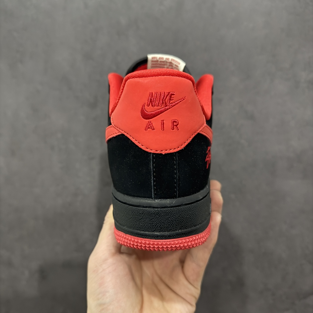 260  【定制版】Nike Air Force 1'07 Low 斯图西联名 激情橙 空军一号低帮休闲板鞋 DF0188-044