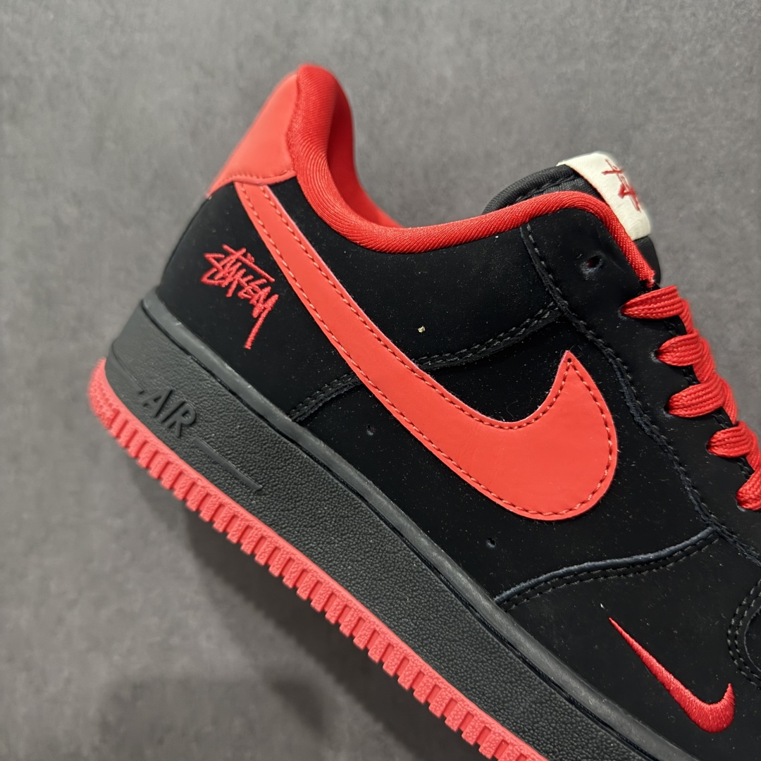 260  【定制版】Nike Air Force 1'07 Low 斯图西联名 激情橙 空军一号低帮休闲板鞋 DF0188-044