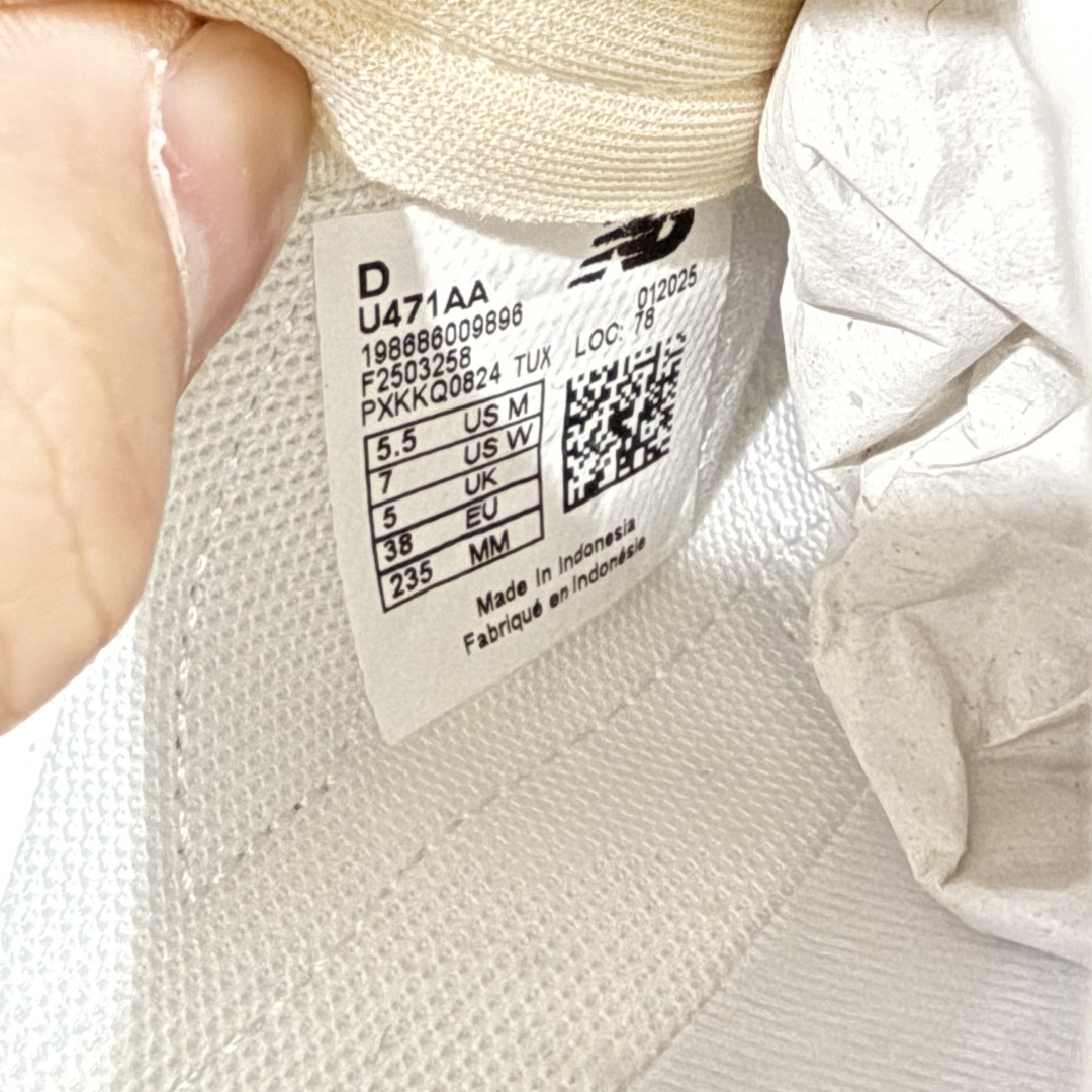 图片[5]-【纯原M版】New Balance U471AA NB新百伦织物牛剖层革春夏薄底鞋防滑耐磨平衡轻便低帮生活休闲鞋 原档数据独立私模大底 唯一正确三层组合大底 特高弹切片加持 百分百还原原鞋脚感 NB市场最强产物 防伪原标全套原楦原纸板原厂数据开发 全鞋电脑针车加持 原厂网布 原装进口头层翻毛皮料正确绒感卡色 正确中底拉帮中底网布细节 匠心打造 耗时两个月开发完成 工艺极其复杂难度可想而知 高端零售专供产物 尺码：36 37 37.5 38 38.5 39.5 40 40.5 41.5 42 42.5 43 44 44.5 45 45.5 46.5 47-选品中心