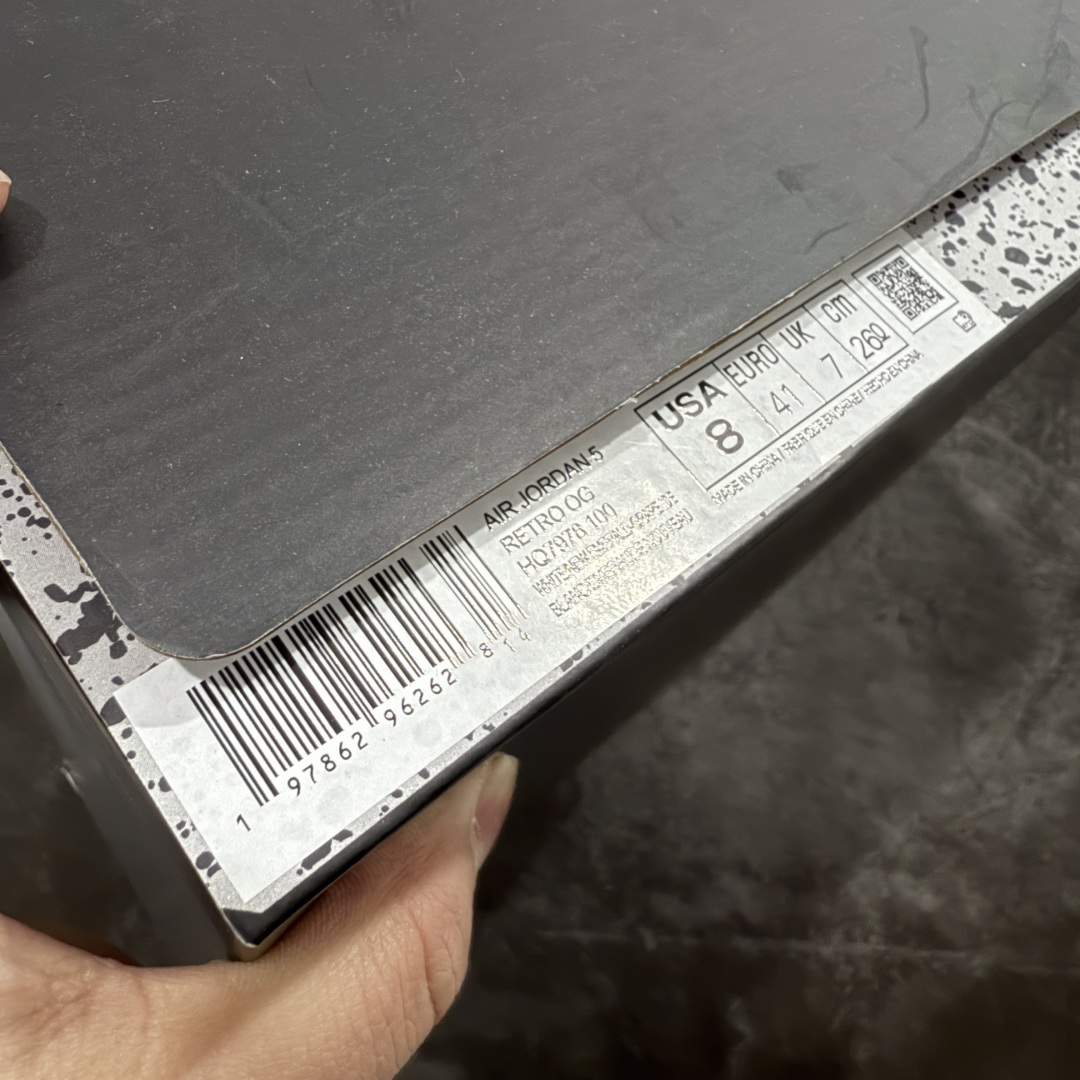 图片[9]-【XP纯原】Air Jordan 5 Retro AJ5乔5 男子文化篮球鞋 aj5白紫葡萄！货号HQ7978-100 国内一线大厂出品 匠心打造 原厂皮料原厂数据 全新纸板 模具打造 外贸 平台高端零售专供品质 品质毋庸置疑 一眼正品既视感 细节均已解码 尺码：40.5 41 42 42.5 43 44 44.5 45 46 47.5-选品中心