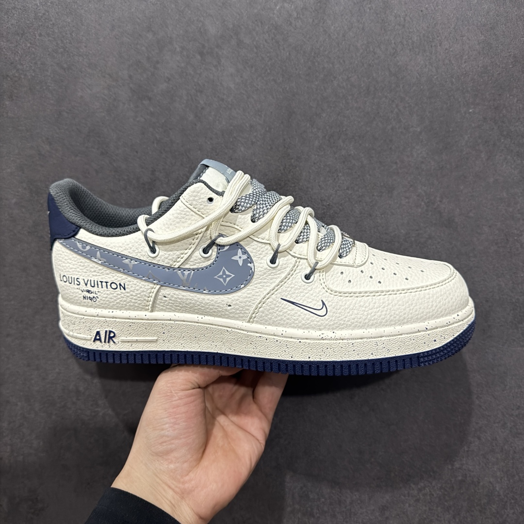 260  【定制版】Nike Air Force 1'07 Low LV联名 花勾抽绳 空军一号低帮休闲板鞋 DM6868-066