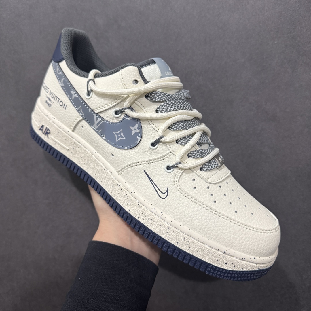 260  【定制版】Nike Air Force 1'07 Low LV联名 花勾抽绳 空军一号低帮休闲板鞋 DM6868-066