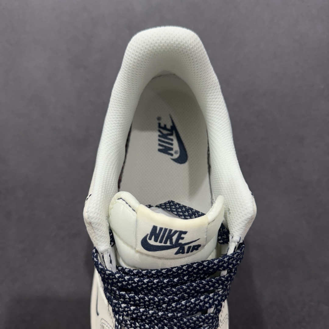 260  【定制版】Nike Air Force 1'07 Low 耐克联名 深蓝多重勾 空军一号低帮休闲板鞋 HH7518-069