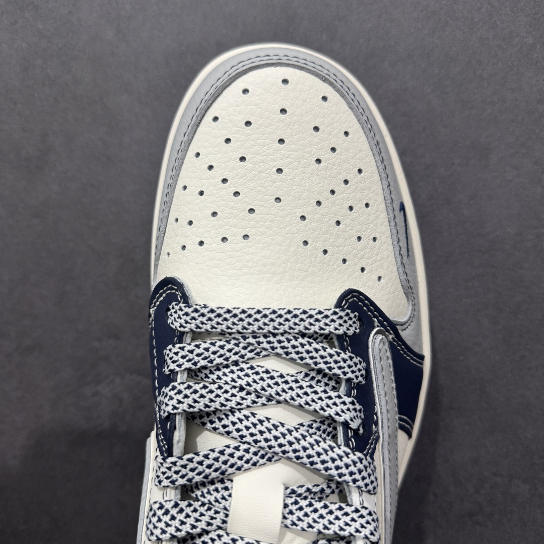 280  【定制版】Travis Scott x Fragment Design x Air Jordan 1 Low OG SP AJ1 乔1 Supreme联名 双拼灰星星 低帮文化休闲板鞋 XS7089-549