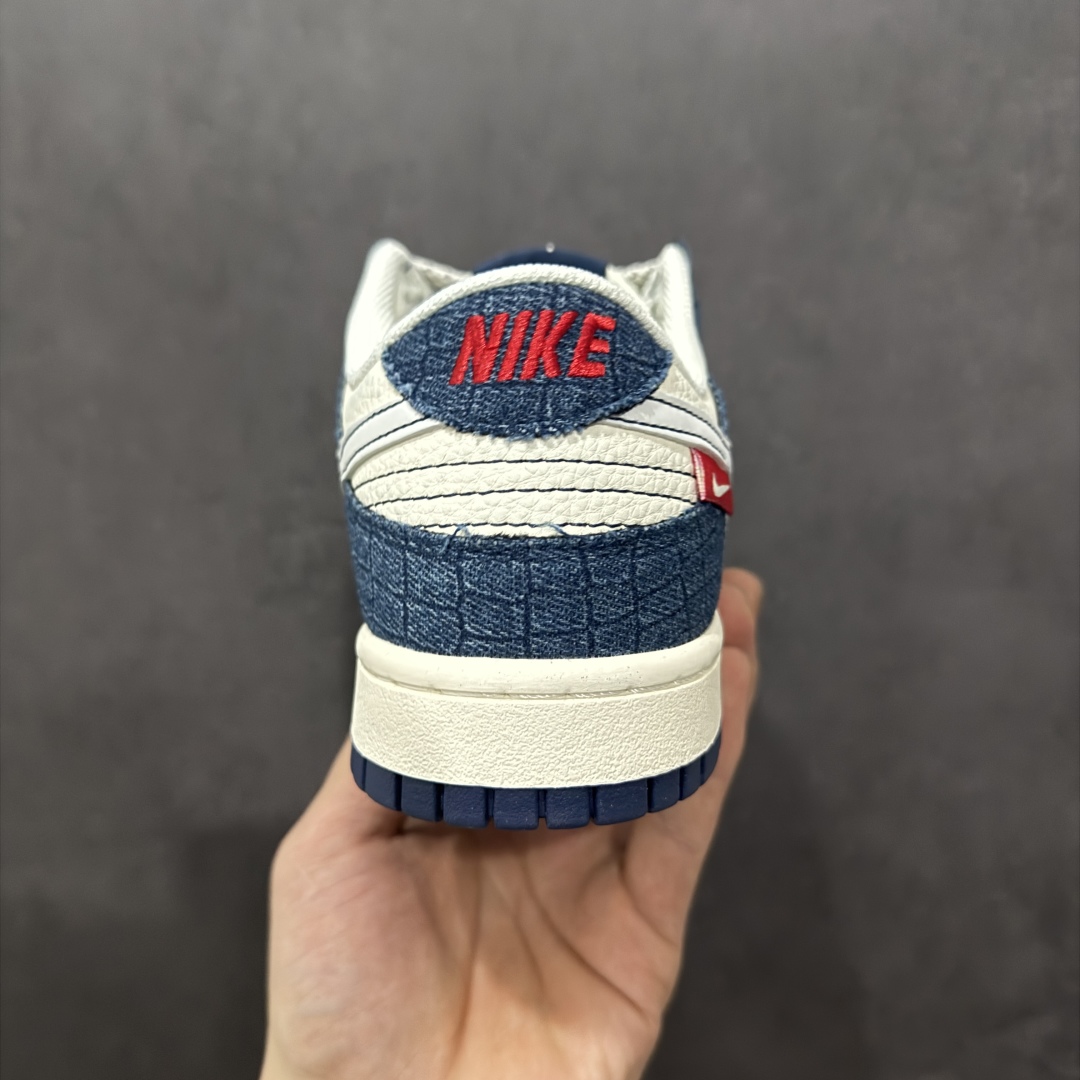 280  【定制版】Nike SB Dunk Low 斯图西联名 反光蓝牛仔 低帮休闲板鞋 ZH2598-268