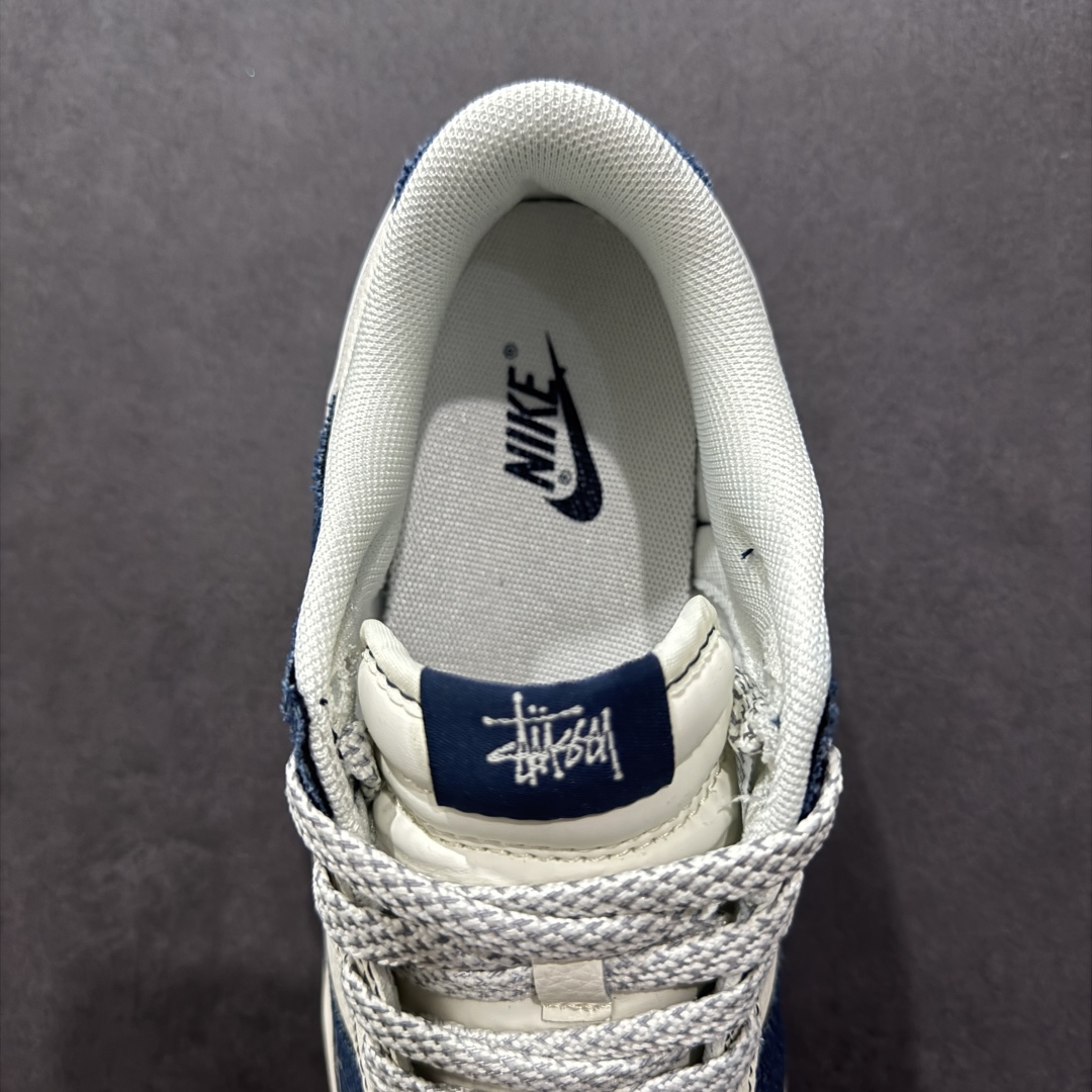 280  【定制版】Nike SB Dunk Low 斯图西联名 反光蓝牛仔 低帮休闲板鞋 ZH2598-268