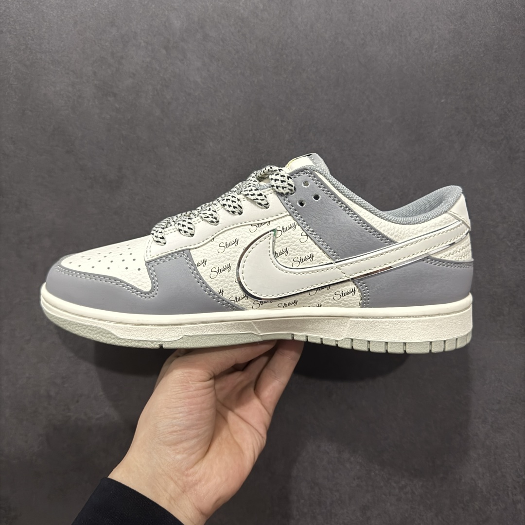 260  【定制版】Nike SB Dunk Low x Stussy 白灰 SD6868-109