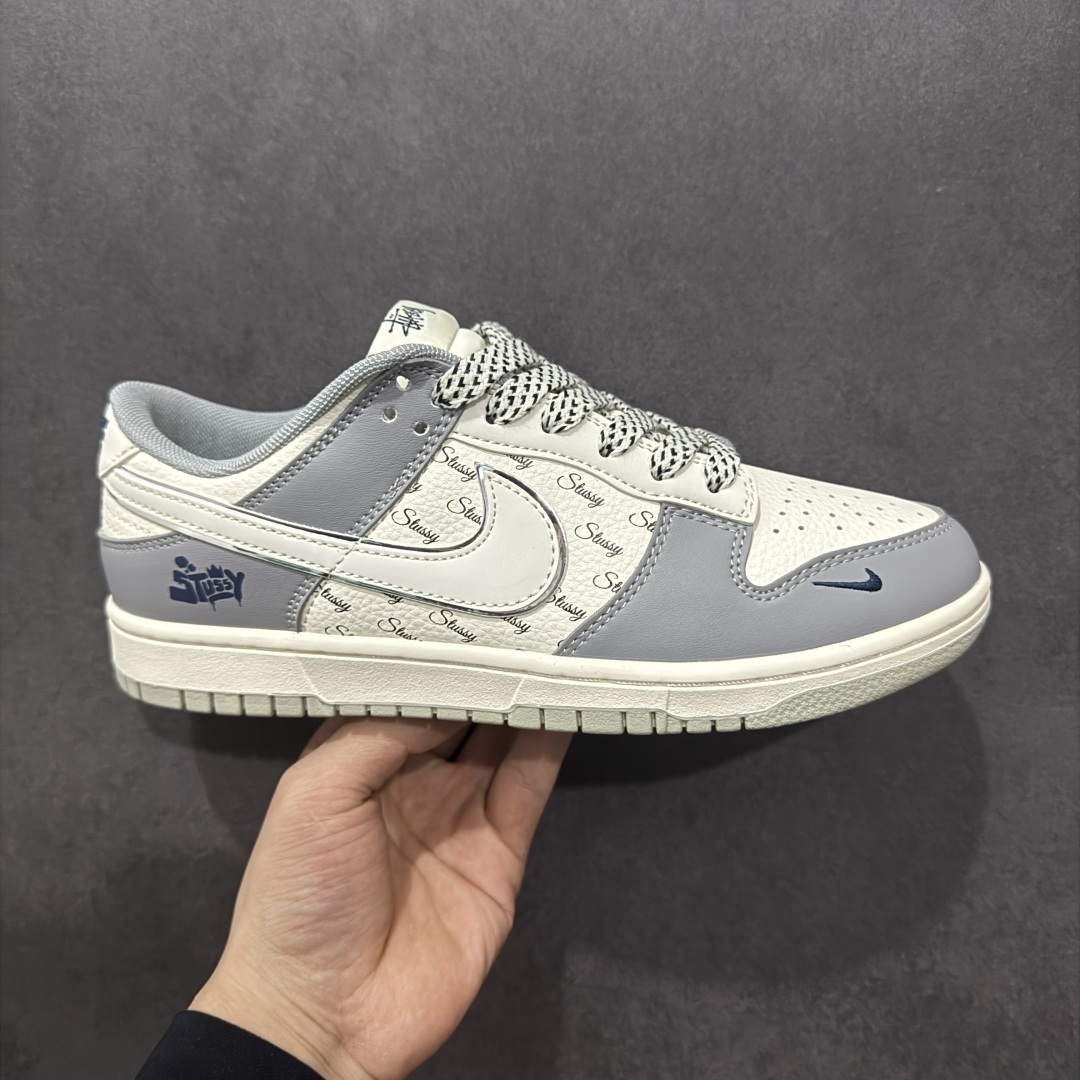 260  【定制版】Nike SB Dunk Low x Stussy 白灰 SD6868-109