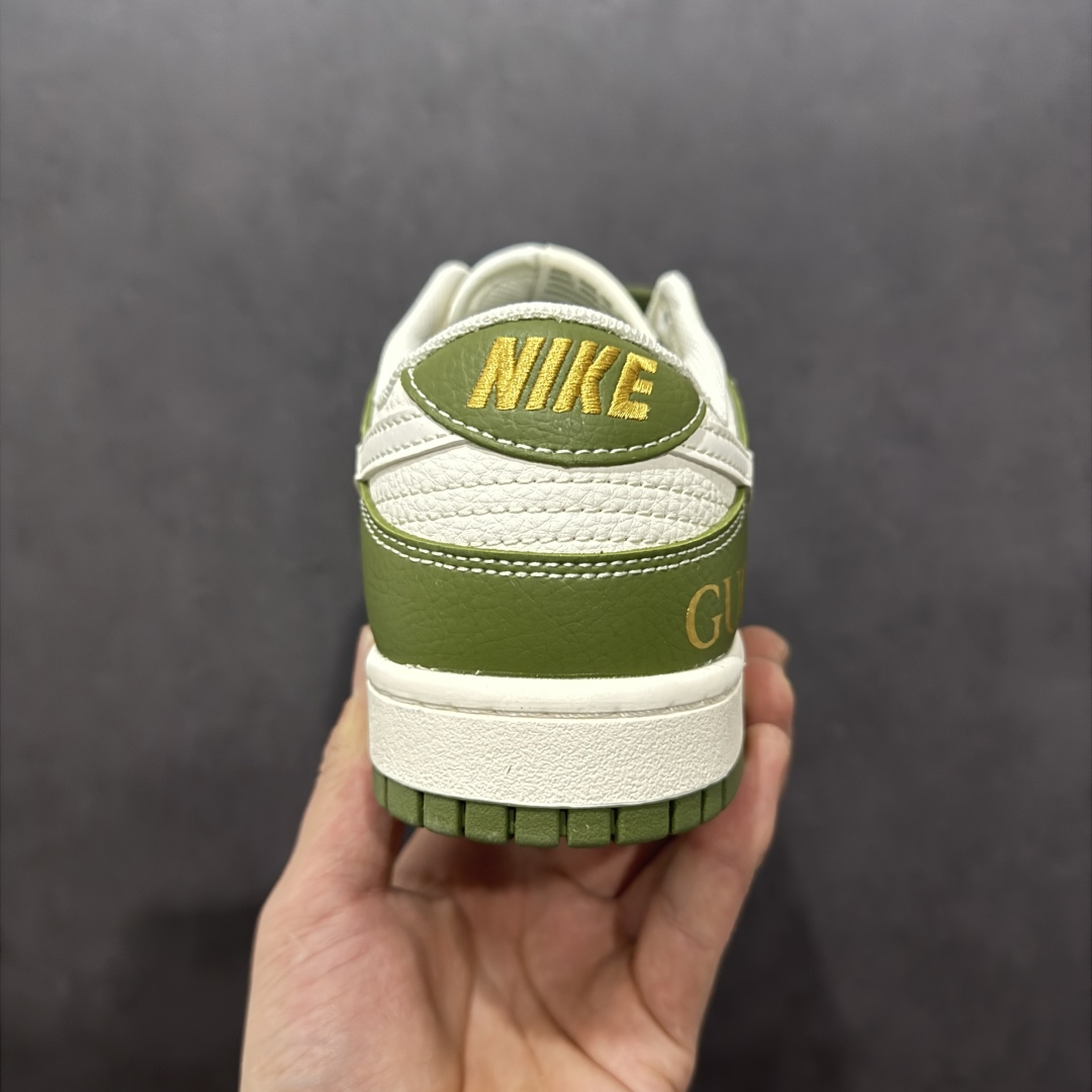 260  【定制版】Stussy x Travis Scott x Air Jordan 1 Low 斯图西 x AJ1 低帮GUCCi 白绿灰倒勾联名 SD6868-106