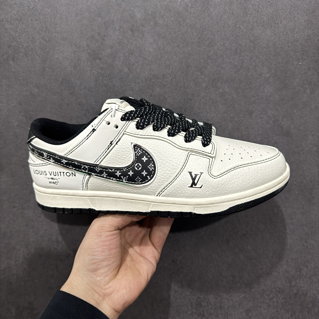 260  【定制版】Nike SB Dunk Low x Louis Vuitton 白黑  JY6988-105