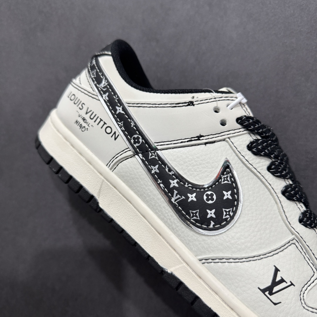 260  【定制版】Nike SB Dunk Low x Louis Vuitton 白黑  JY6988-105