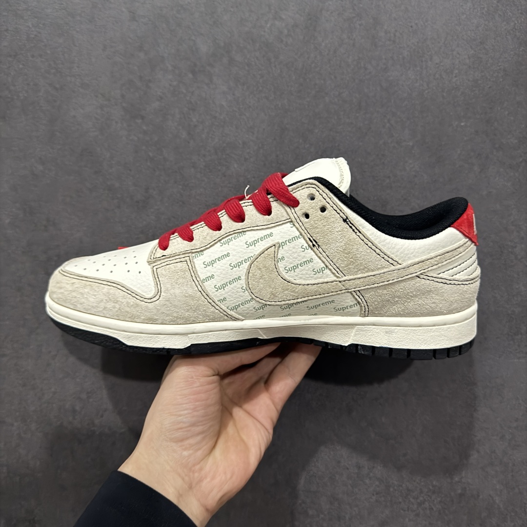 260  【定制版】Supreme x Nike Dunk SB Low Sup x 耐克 SB 低帮 联名灰白红低帮休闲运动板鞋 XS1086-024