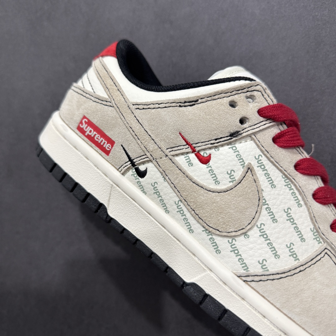 260  【定制版】Supreme x Nike Dunk SB Low Sup x 耐克 SB 低帮 联名灰白红低帮休闲运动板鞋 XS1086-024