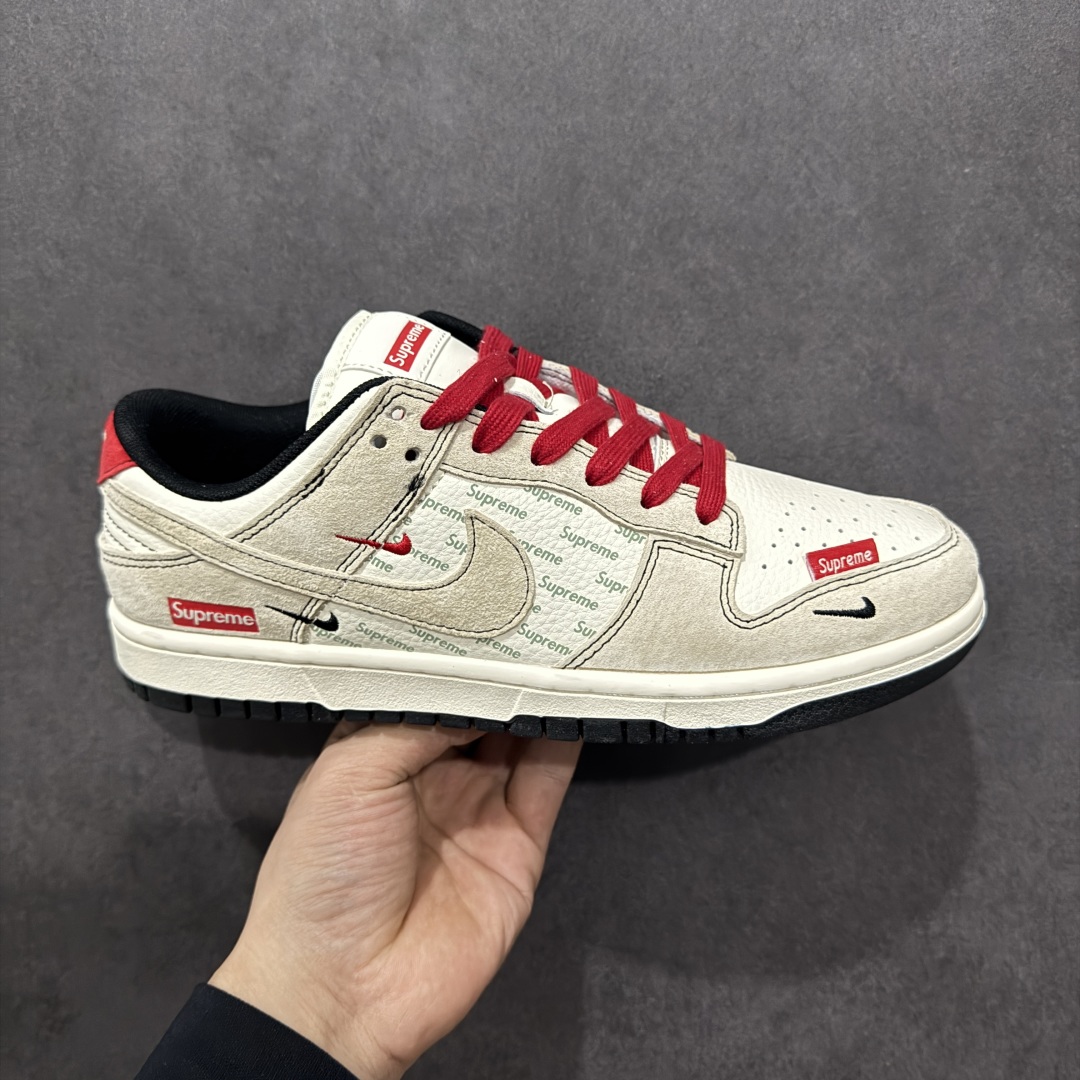 260  【定制版】Supreme x Nike Dunk SB Low Sup x 耐克 SB 低帮 联名灰白红低帮休闲运动板鞋 XS1086-024