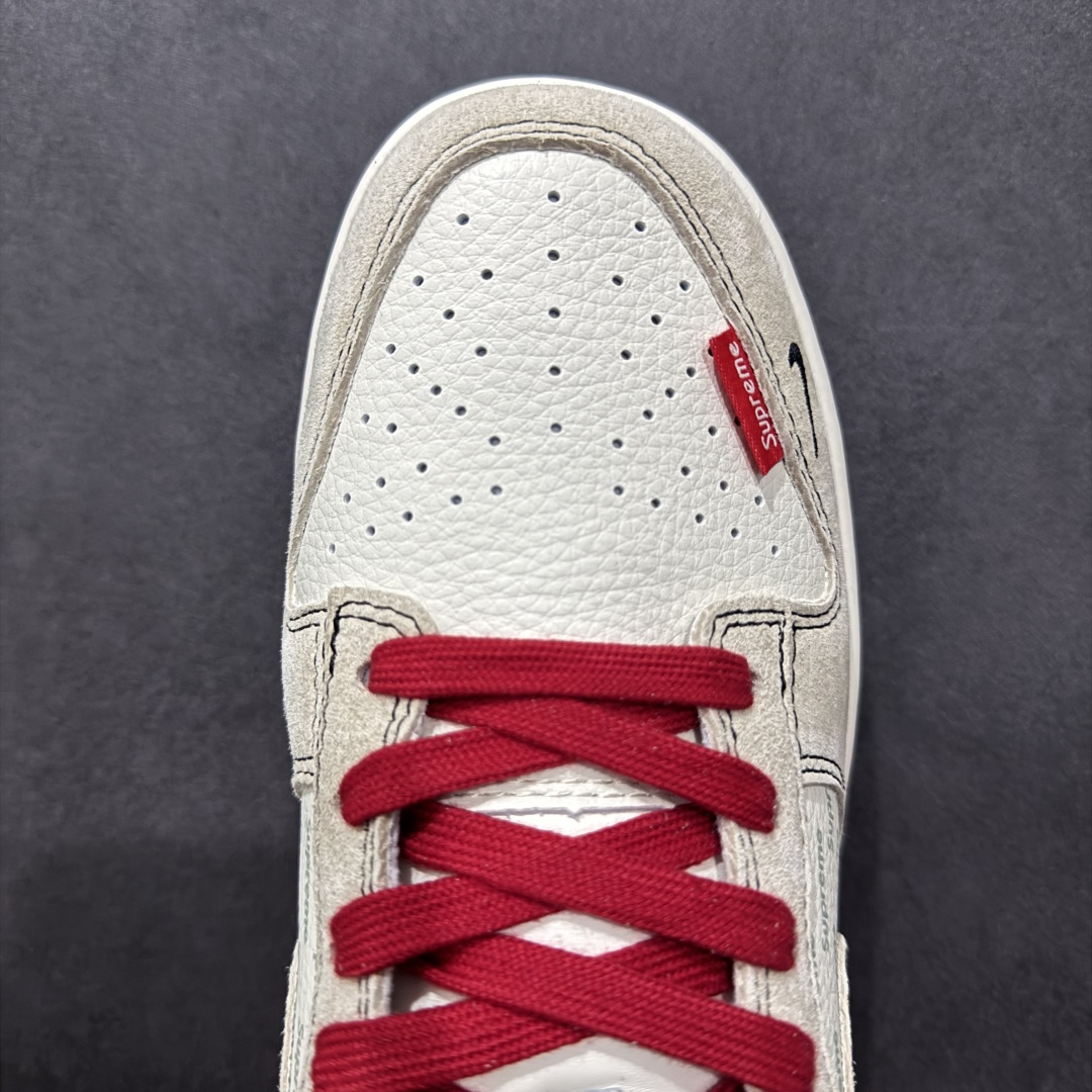 260  【定制版】Supreme x Nike Dunk SB Low Sup x 耐克 SB 低帮 联名灰白红低帮休闲运动板鞋 XS1086-024