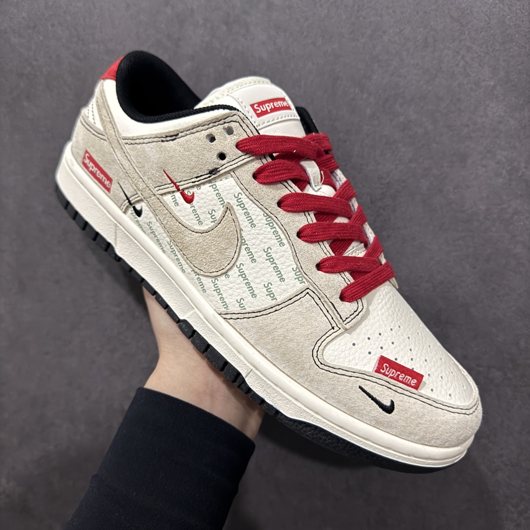 260  【定制版】Supreme x Nike Dunk SB Low Sup x 耐克 SB 低帮 联名灰白红低帮休闲运动板鞋 XS1086-024