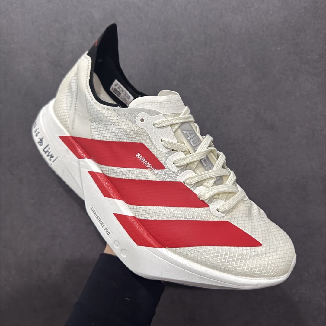 220  AD Adizero Adios 4 M 轻盈跑鞋 耐磨减震专业跑步鞋 JR6363