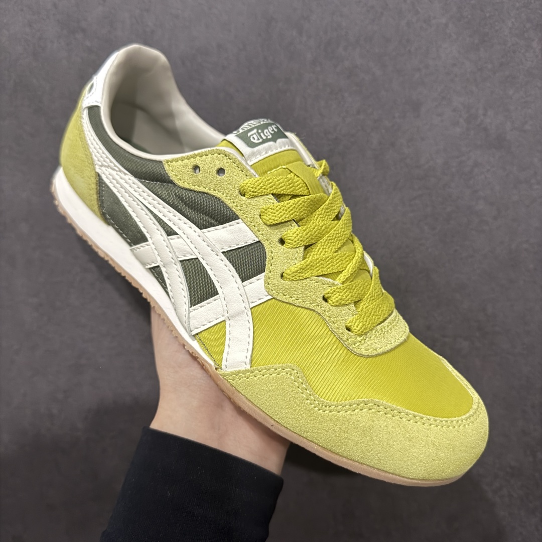 图片[3]-【公司级】Onitsuka 鬼冢虎 Serrano系列 潮流舒适轻便生活休闲鞋 鞋面采用翻毛皮和牛津布面设计制作，透气性好，包裹感很强。 鞋底采用防滑耐磨橡胶大底，脚感轻便舒适。鞋掌做了加宽处理，穿着更加舒适。 尺码：36 37 37.5 38 39 39.5 40 40.5 41.5 42 42.5 43.5 44 45-选品中心