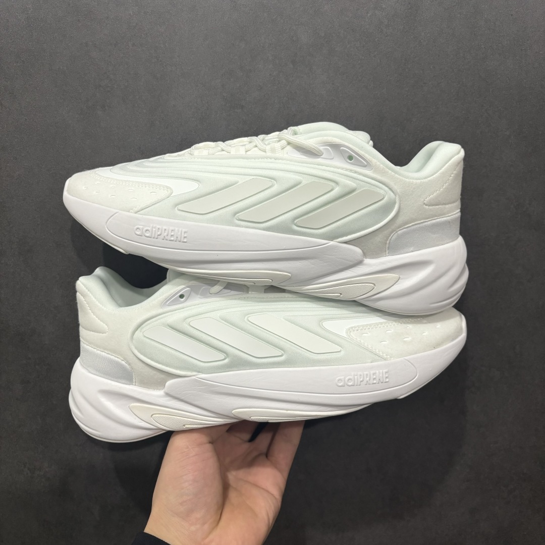 图片[9]-【纯原福利】adidas originals Ozelia 复古舒适时尚 网布织物减震耐磨 低帮跑步鞋 男女同款 得物爆款 纯原版本 原版开发 1比1原材打造 版型做工细节都相当完美 品质没得挑 工厂亏本福利套现 白菜价格 海量库存放心推广 春夏百搭复古老爹鞋 休闲健身通勤适合任何场所 非常高颜值 非常好看 强烈推荐人手一双 编码：GY2502 米灰 尺码：36/45-选品中心