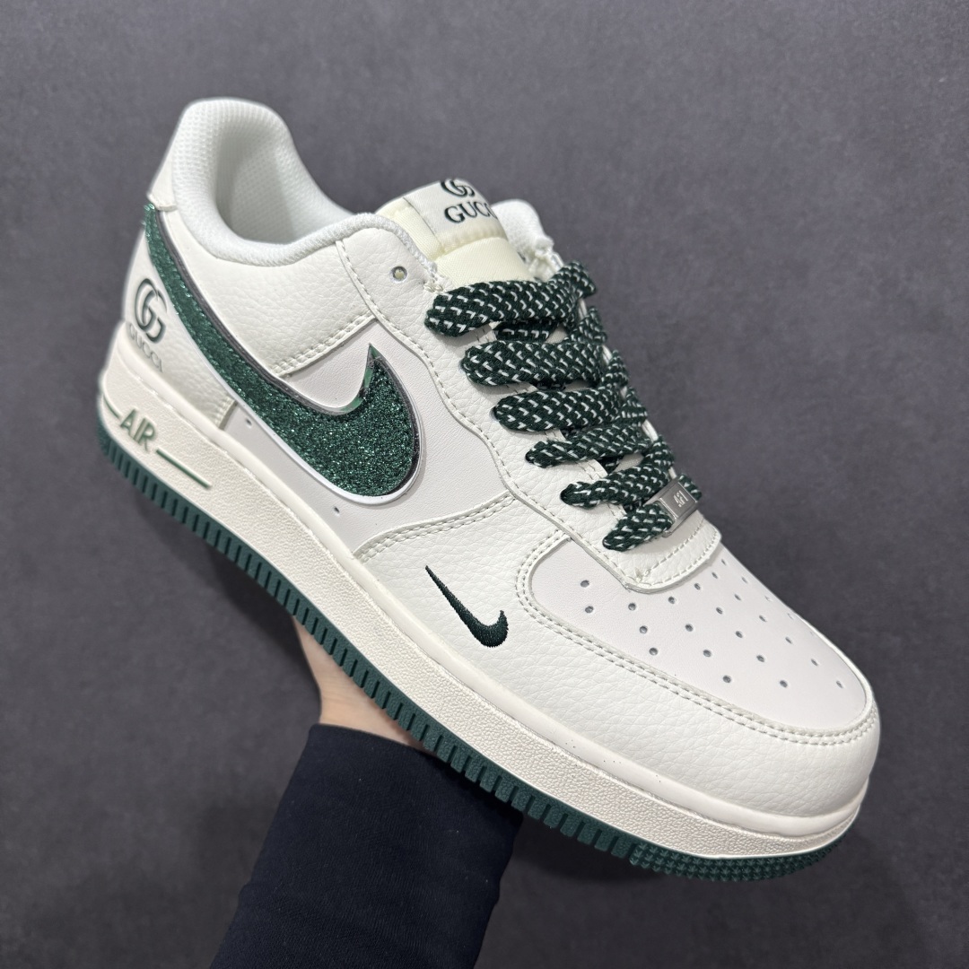  
【定制版】Nike Air Force 1 Low 07 x GUCCI 白绿小钩
原楦头原纸板 打