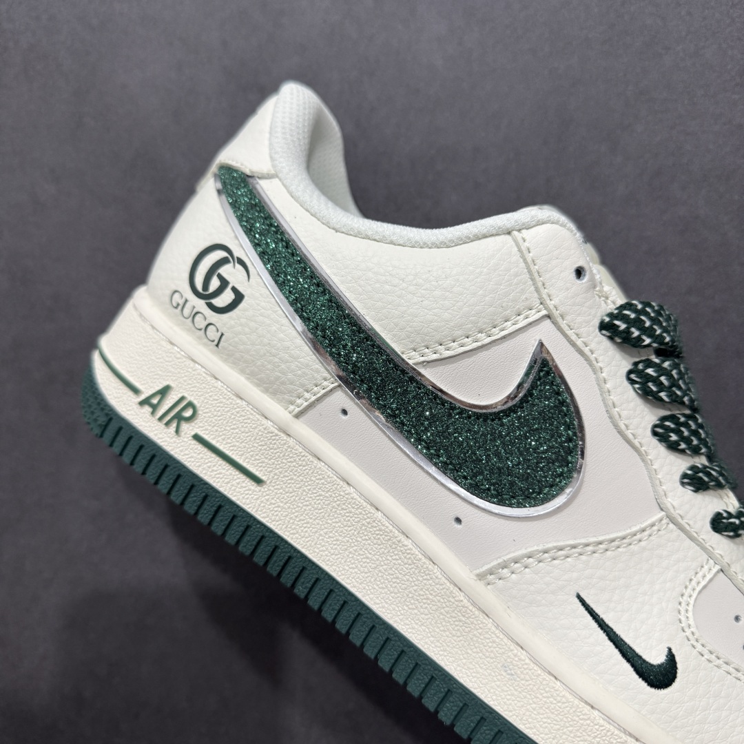  
【定制版】Nike Air Force 1 Low 07 x GUCCI 白绿小钩
原楦头原纸板 打