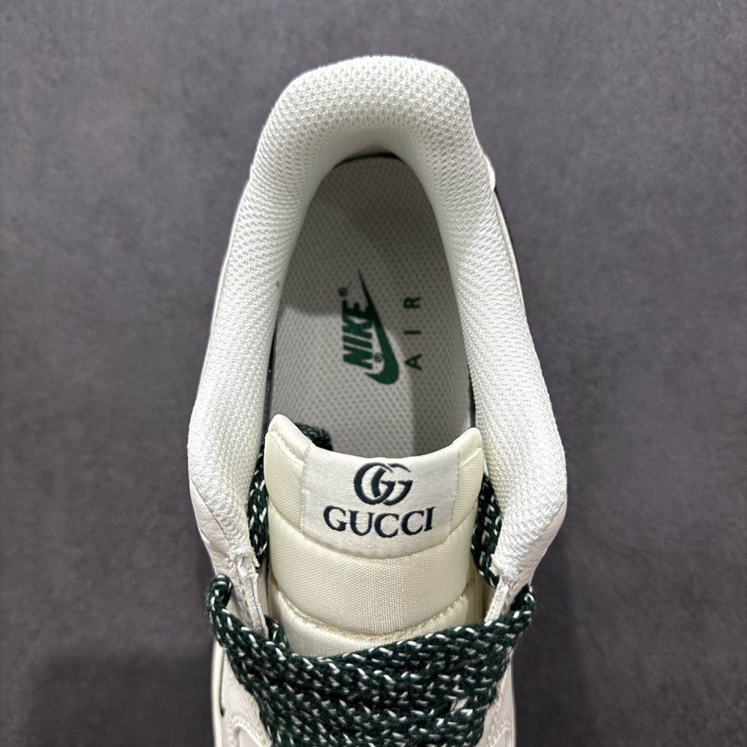  
【定制版】Nike Air Force 1 Low 07 x GUCCI 白绿小钩
原楦头原纸板 打