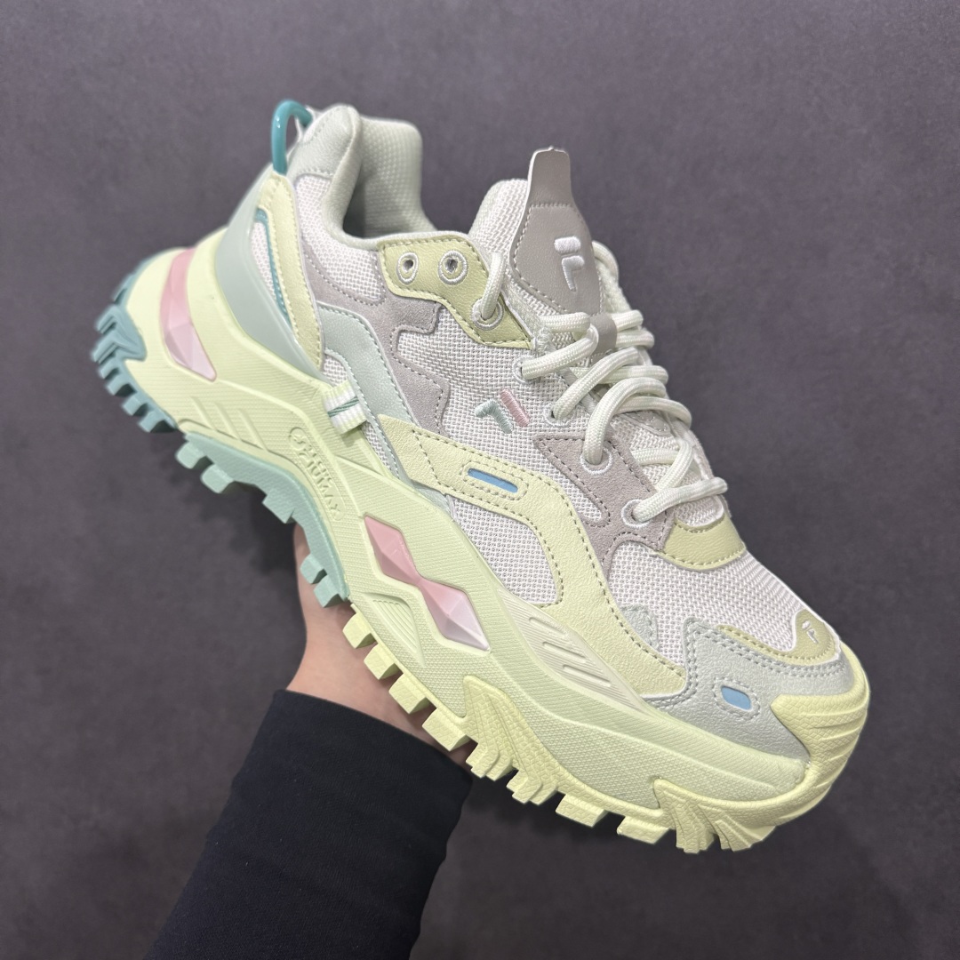  
【公司级】FILA FUSION斐乐潮牌老爹鞋女夏硬糖鞋
厚底老爹鞋跑步鞋 欧阳娜娜 虞书欣同款 
