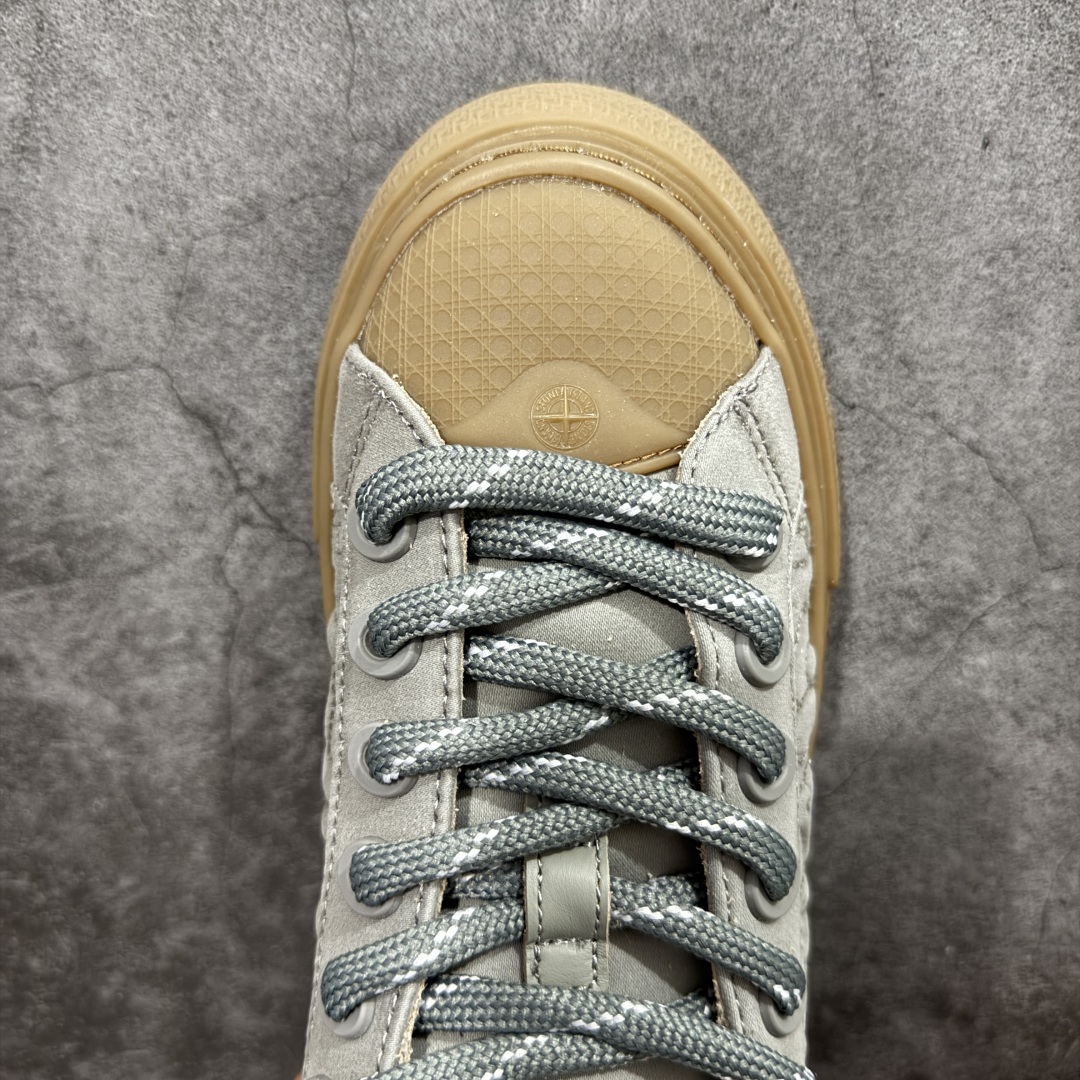 400  【总裁版本】Stone Island x Dior B33 Tennis Do Cotton 石头岛迪奥联名复古休闲板鞋