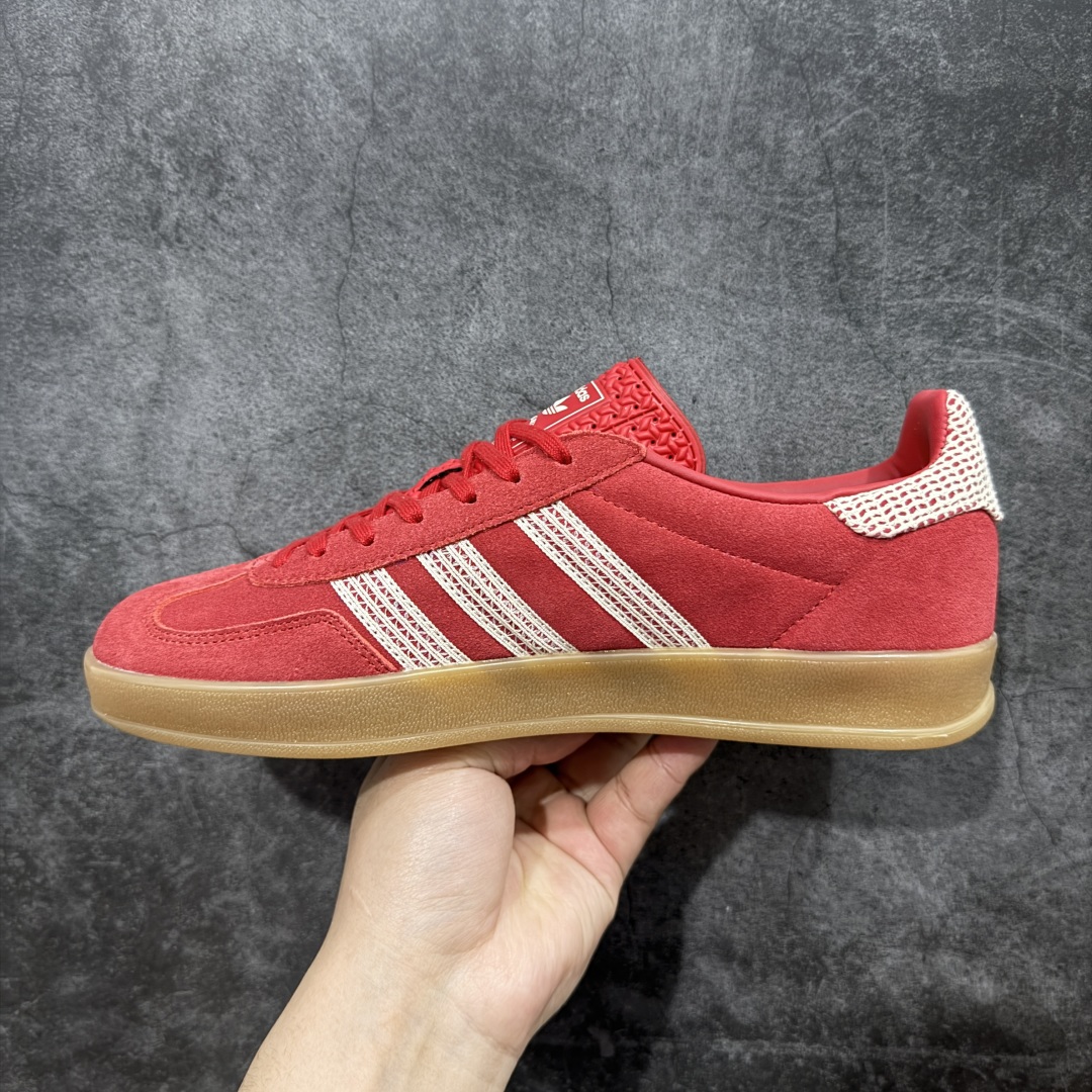 220  【Top纯原】AD Original Gazelle Indoor Trainers 瞪羚室内鞋系列低帮复古百搭休闲运动德训风板鞋 JI2756