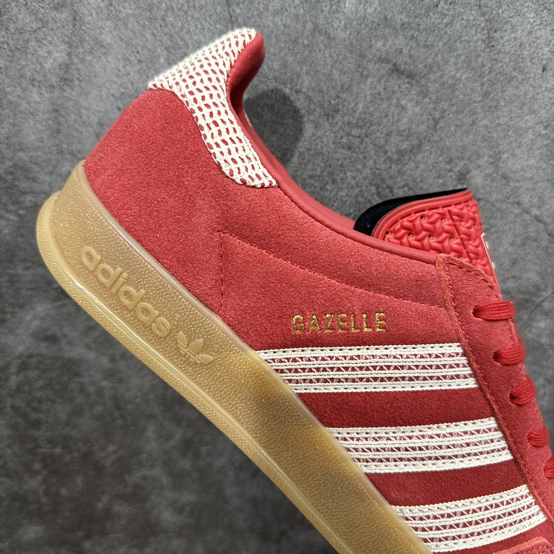 220  【Top纯原】AD Original Gazelle Indoor Trainers 瞪羚室内鞋系列低帮复古百搭休闲运动德训风板鞋 JI2756